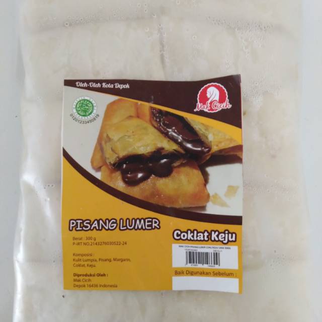 

Pisang Lumer Cokelat Keju