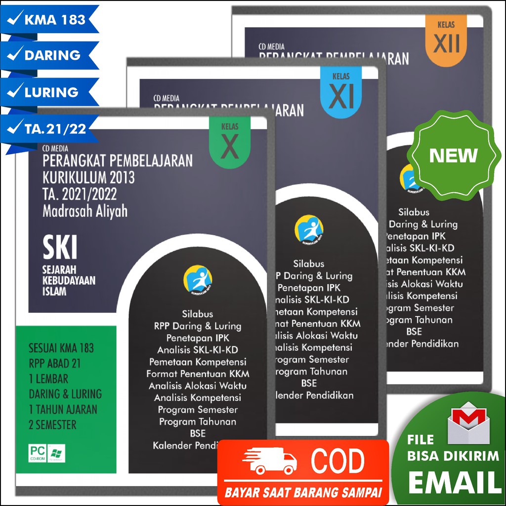 CD RPP MA SEJARAH KEBUDAYAAN ISLAM TA. 22/23 KMA 183 K13 (1 LEMBAR DARING DAN LURING)