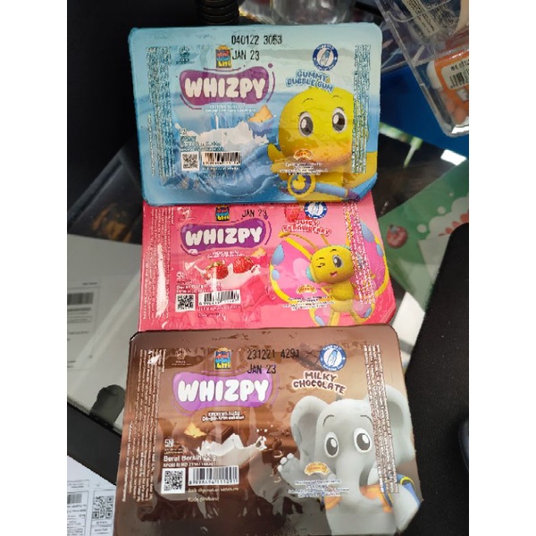 Tini wini biti WHIZPY coklat /strawberry /buble gum 22 gram