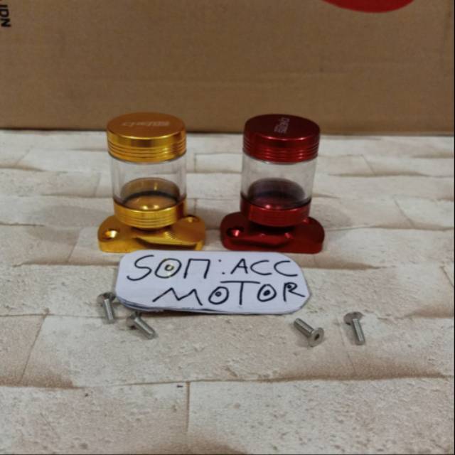 Tutup minyak rem stempel tabung kaca untuk motor Vario 110 beat Scoopy