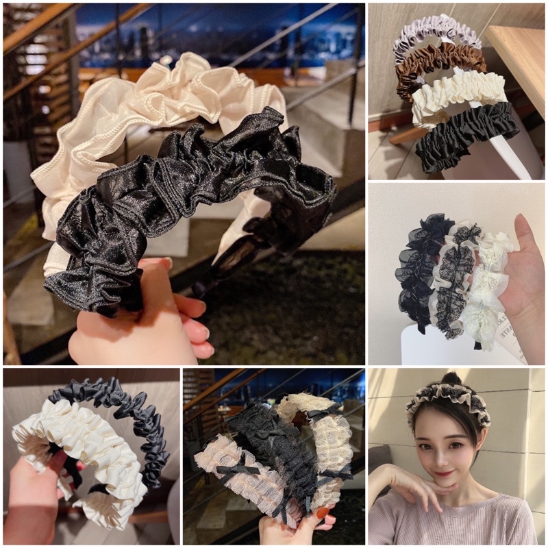 bando-104 Women Girls Cross Bee Hairband Hair Band Female Sweet Patchwork