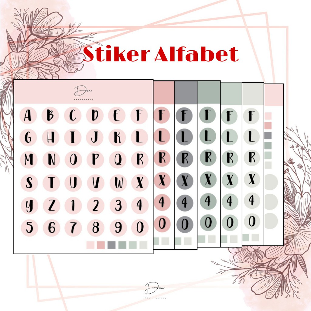 

Stiker Alfabet 02