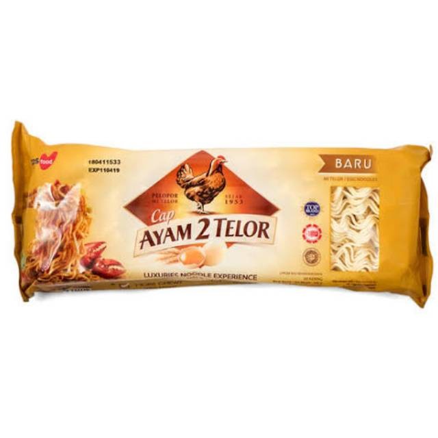 

Ayam 2 Telor Mi Telor Luxuries 200Gr