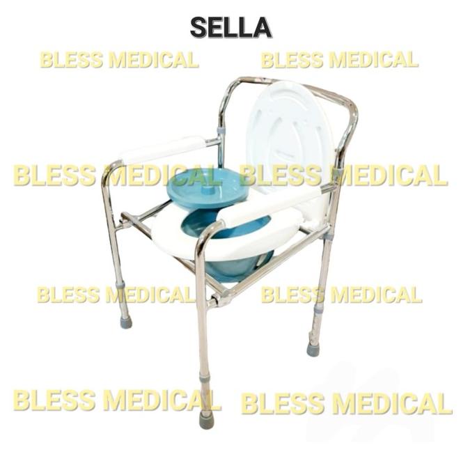 Commode Chair Kursi Bab Tanpa Roda