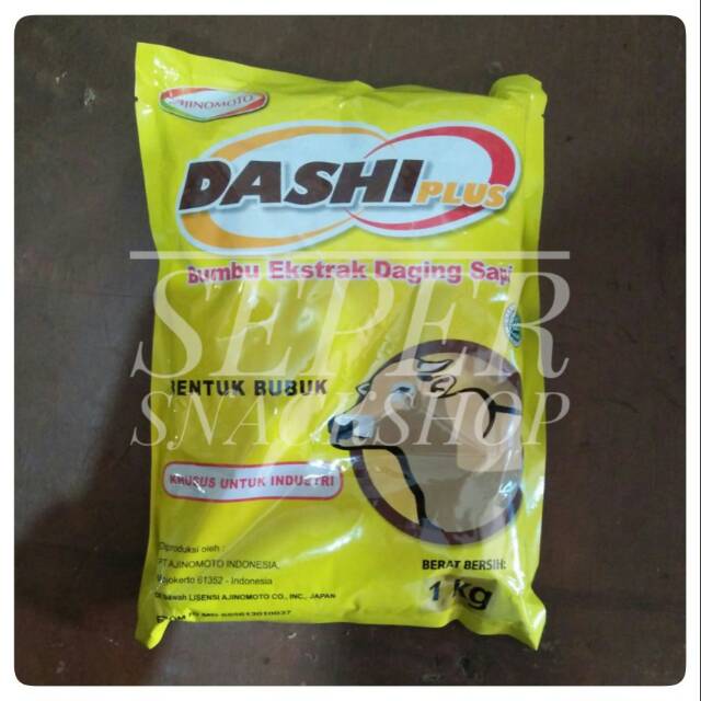 BUMBU TABUR INSTANT / BUMBU MASAK / BUMBU MASAKAN PENYEDAP RASA DASHI PLUS / DASHIPLUS SAPI 1 KG