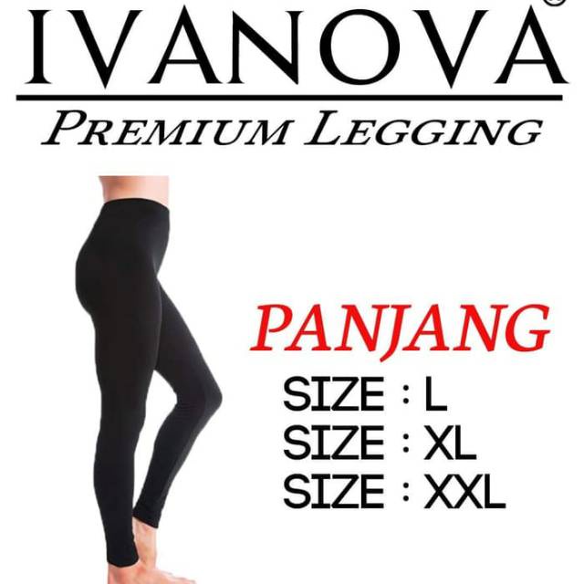 (L XL XXL) LEGING WANITA PREMIUM CELANA LEGGING WANITA SENAM LEGGING WANITA IVANOVA PANJANG