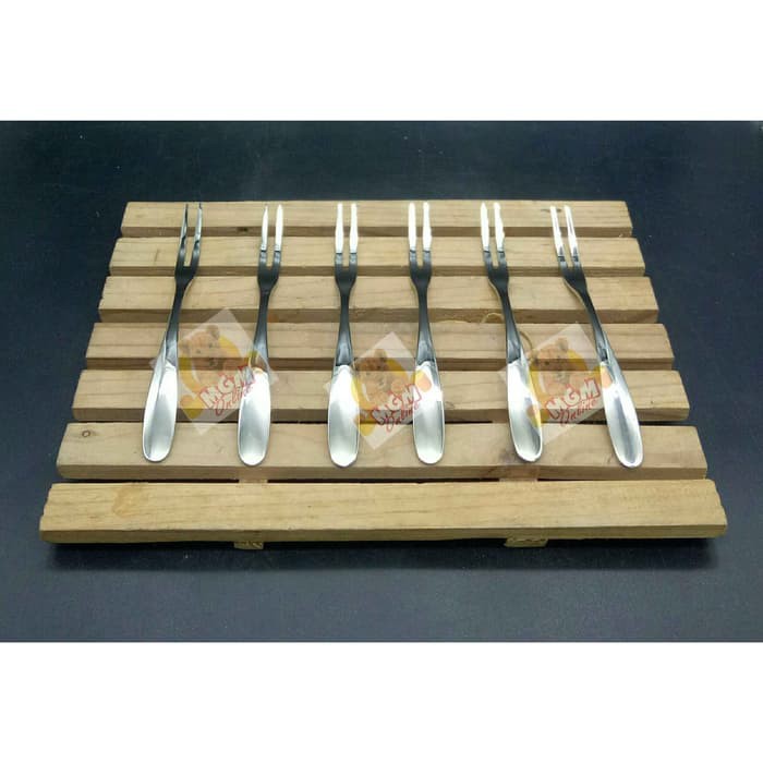 Garpu buah Hotel 12cm Stainless Steel 18-10 garpu mini stainless 2537