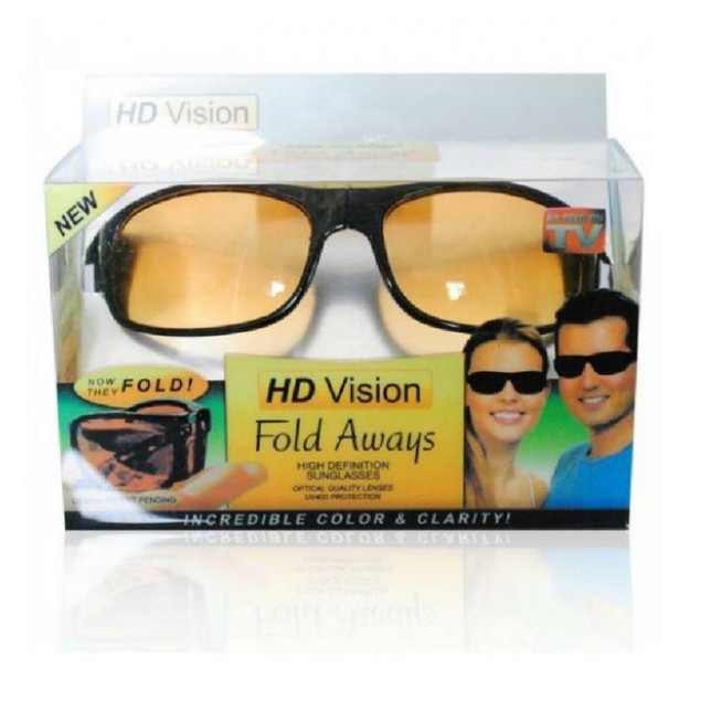 Kacamata Anti Silau siang malam original HD Vision Fold Always