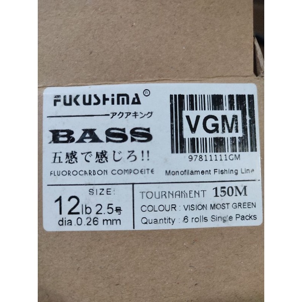 Senar Pancing Fukushima Bass
