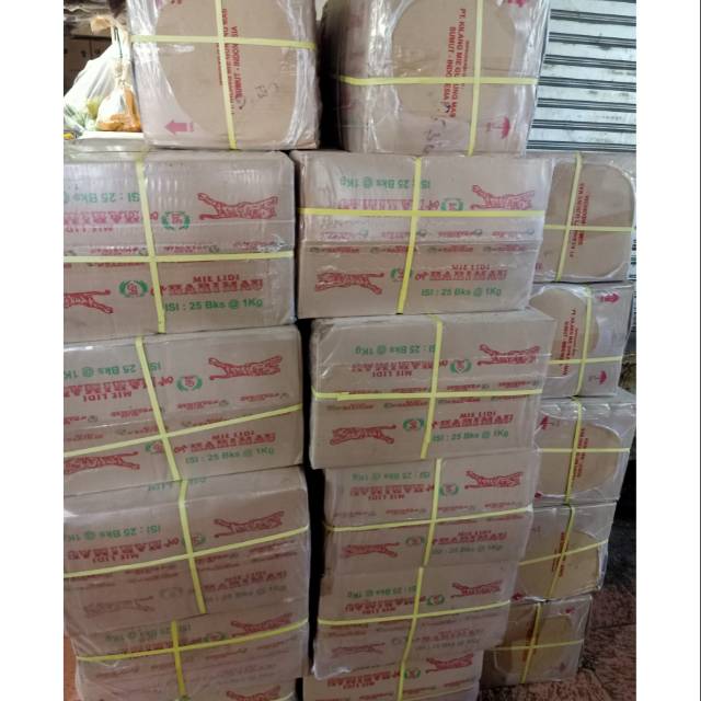 

mie lidi/mie gomak GL cap harimau(dus)isi 26 Bks (25bks bonus 1 Bks)