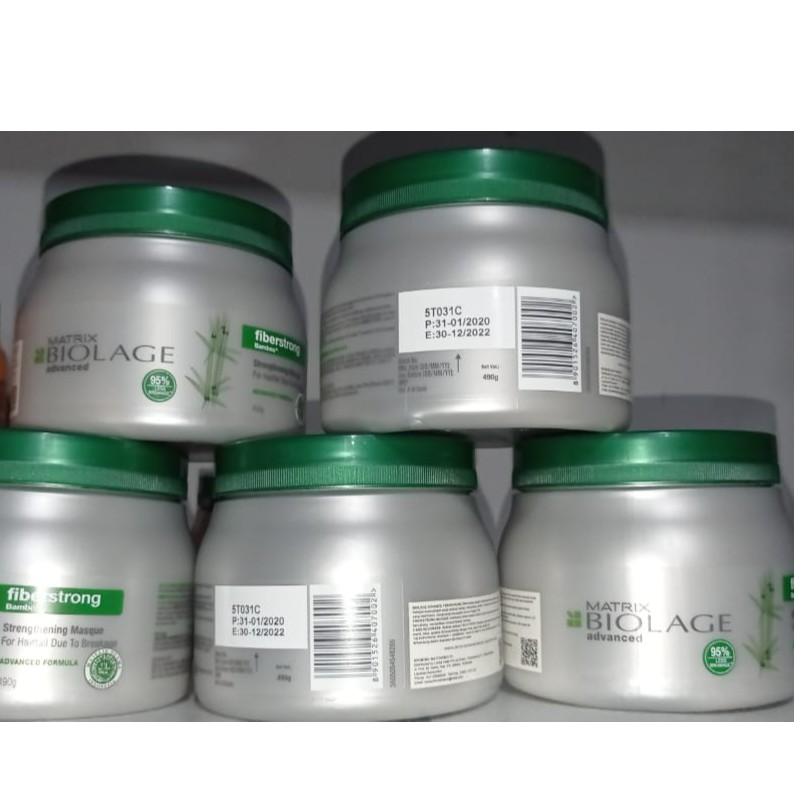 Matrix Biolage Hair Mask Fiber Strong 490gr Bamboo Strengthening Masque / Masker Rambut Bercabang