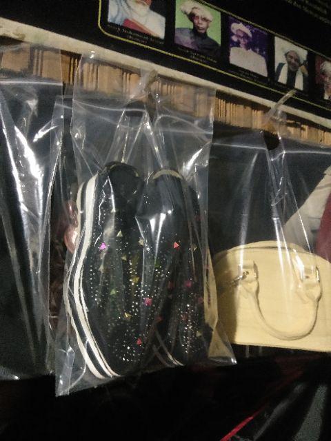 Plastik Laundry Sepatu 100 Lembar - Tempat Sepatu Tas Terhindar Dari Debu&mepertahankan Wangi Parfum