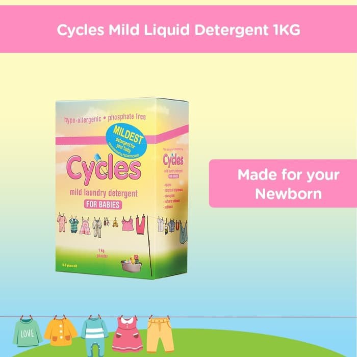

Cycles Detergent Powder 1kg