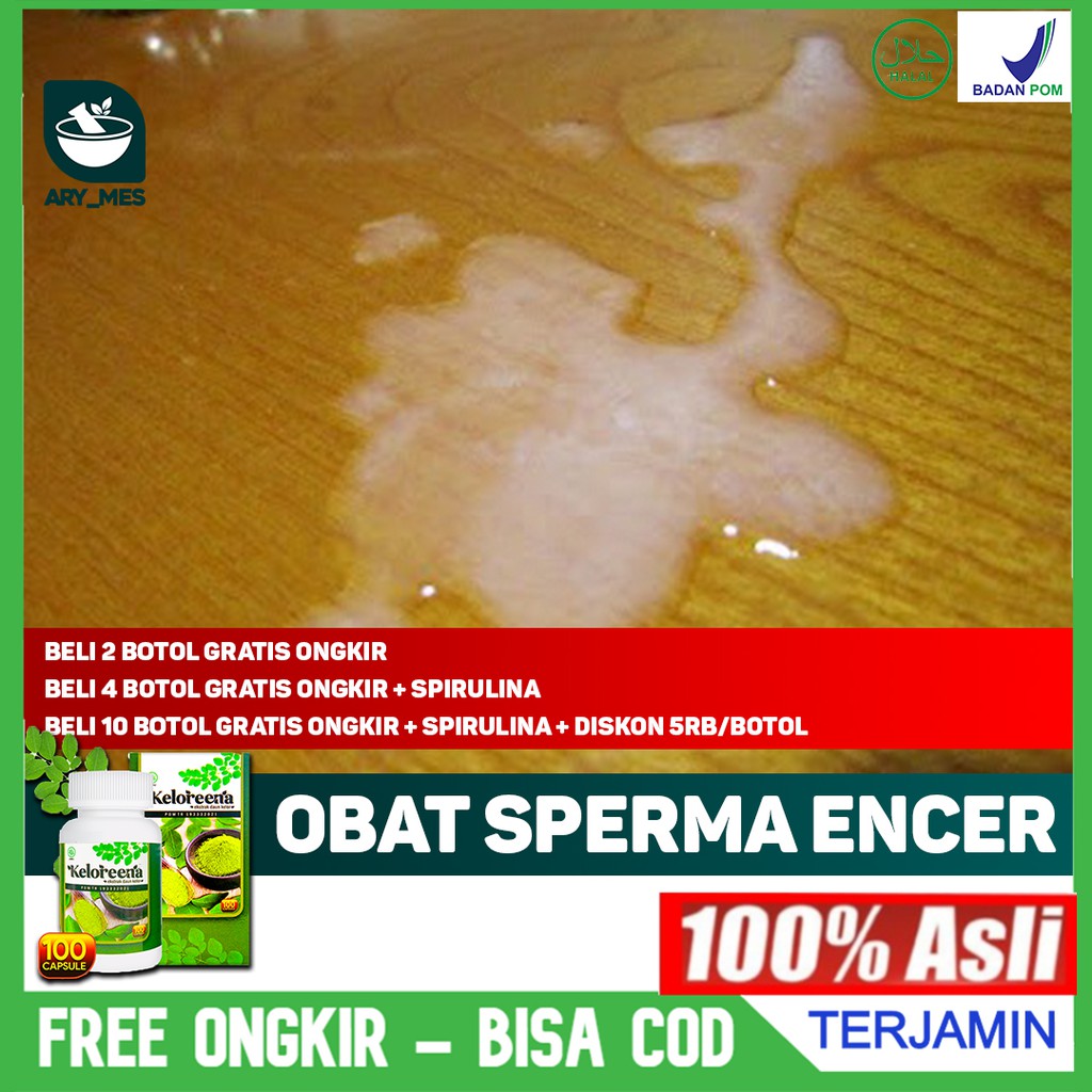 Obat Sperma Encer, Sperma Cair, Mani Kosong, Mani Kental, Pria Mandul Keloreena Kapsul Original ASLI