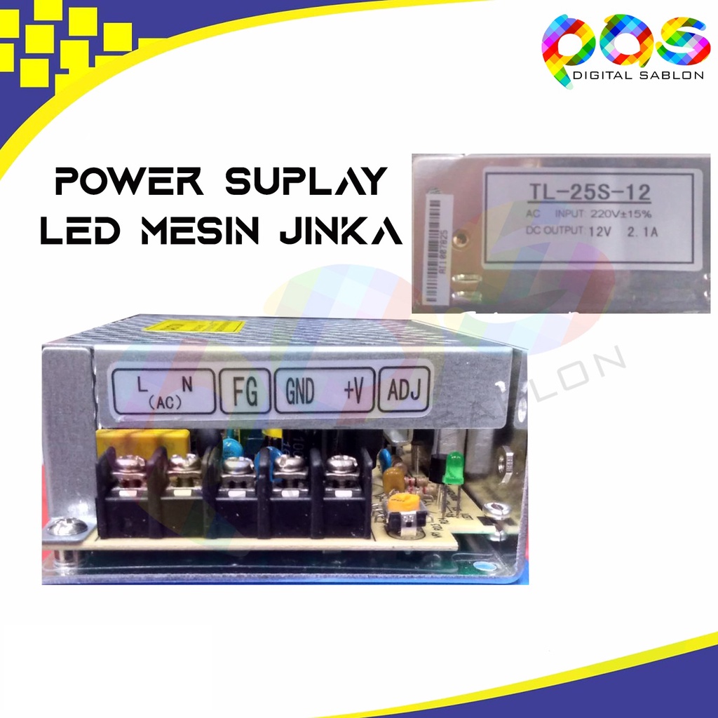 Power Supplay LED Mesin Cutting Jinka / Sparepart jinka