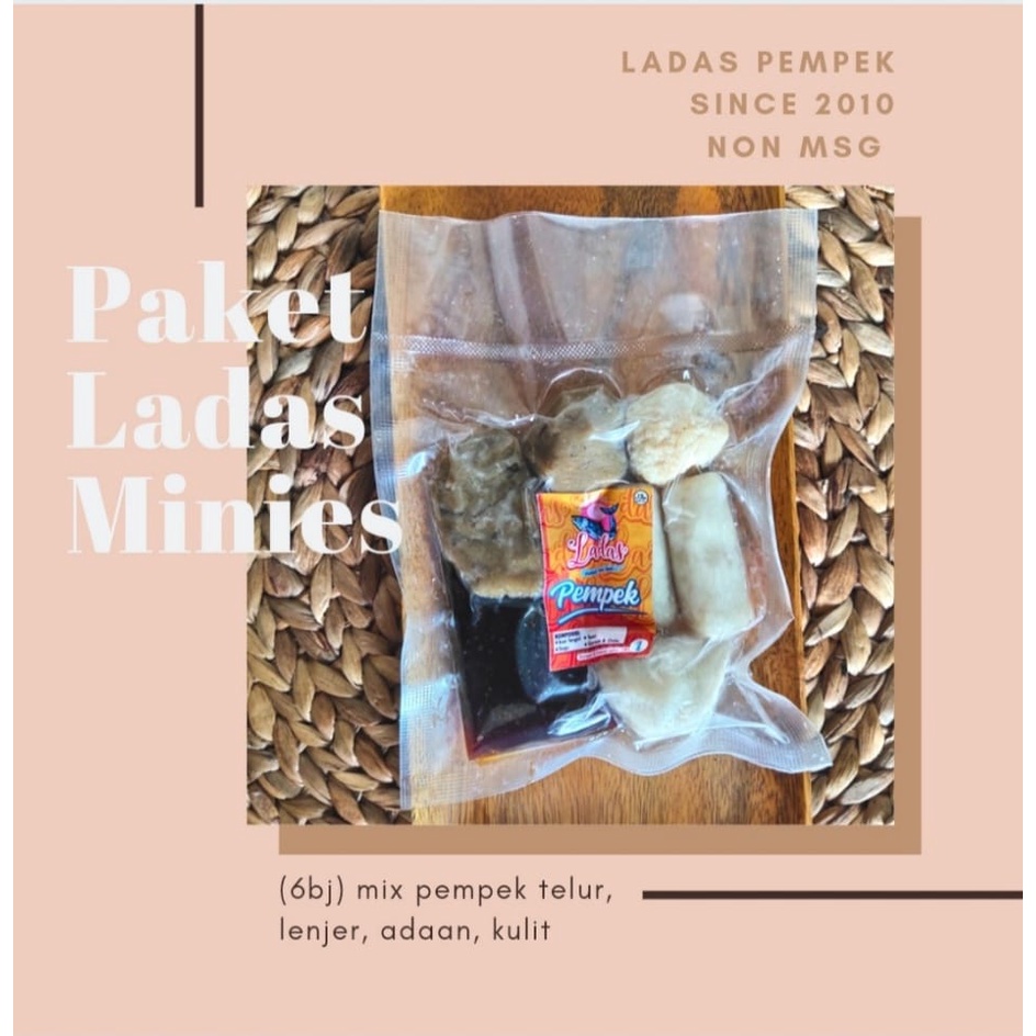 

PEMPEK ISI 6 HOMEMADE FROZEN/PEMPEK ISI 6 LADAS/PAKET LADAS MINI