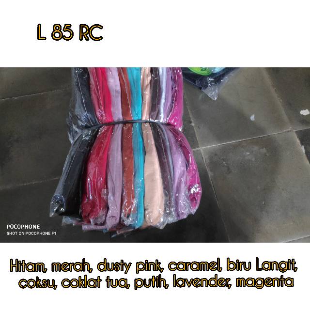 L 85 RC JILBAB BERGO ORIGINAL JAMILAH HIJAB | L 85 RC Tanpa Payet ORIGINAL Size M-4