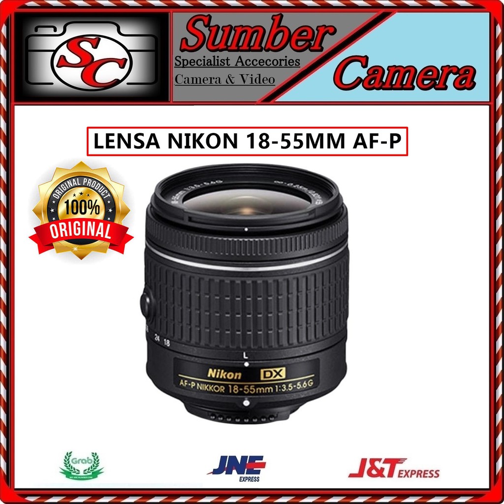 Lensa Nikon AF-P Nikkor 18-55mm F/3.5-5.6G Copotan