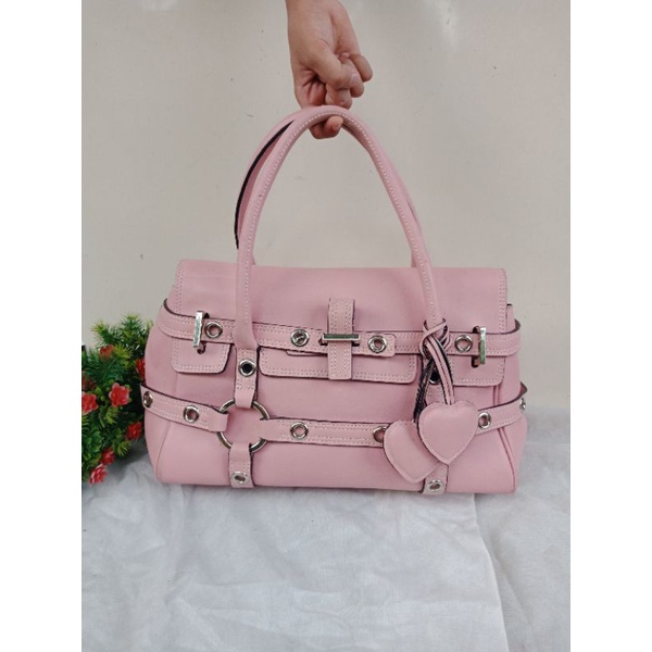 JOLIE FEMME HANDBAG PINK LOOK LUELLA, CAKEP &KEREN,  PRELOVED JOLLIE FEMME, ALA LUELLA,