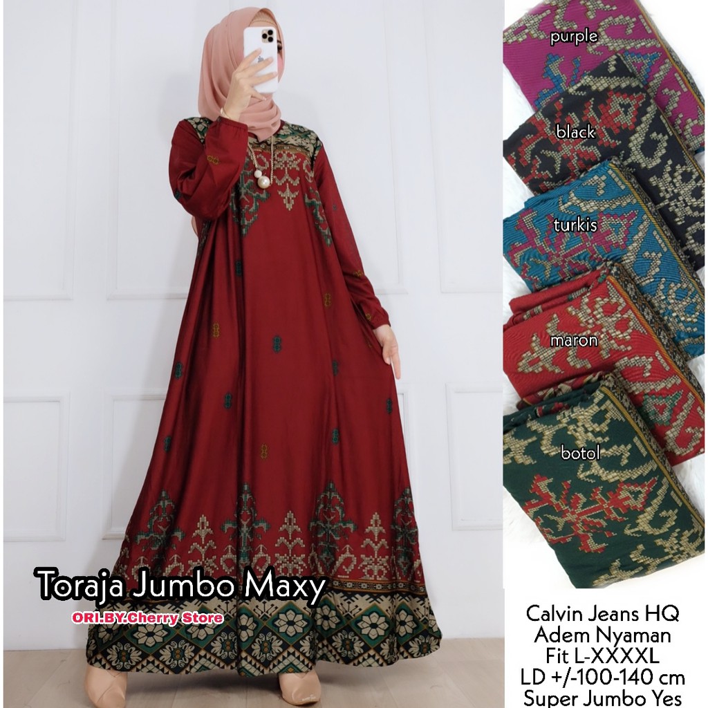 FRESH cloth saya Toraja Jumbo Maxy enak dipakai harian