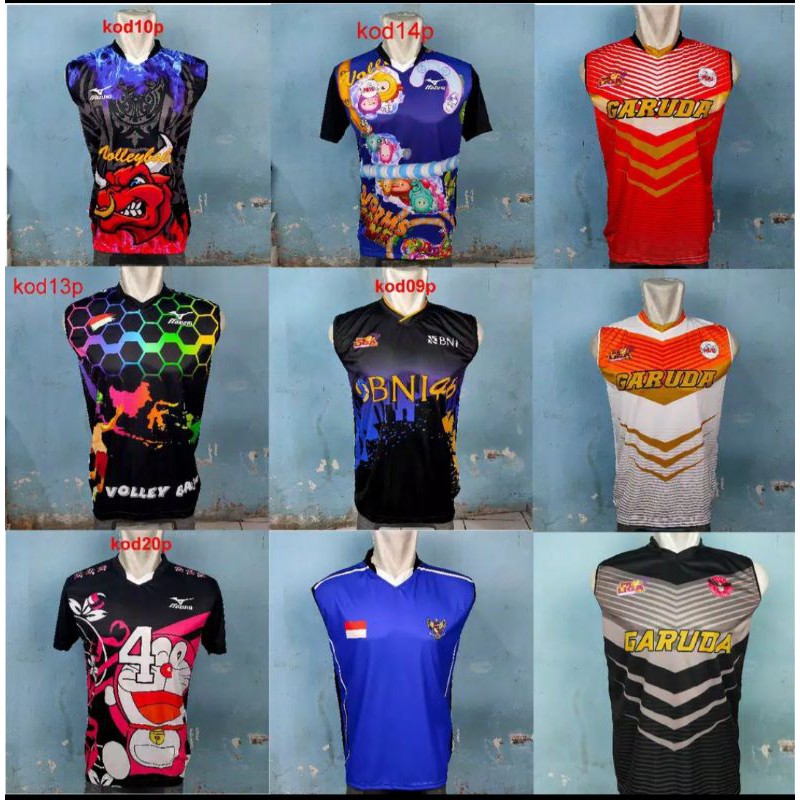 promo kaos voli proliga / baju jersey atasan / baju voli proliga terpaporit 2020