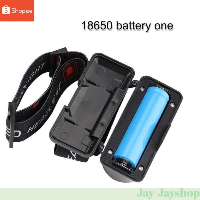 Senter Kepala LED Headlight 180 lumen 6 Modes rechargeble Headlamp