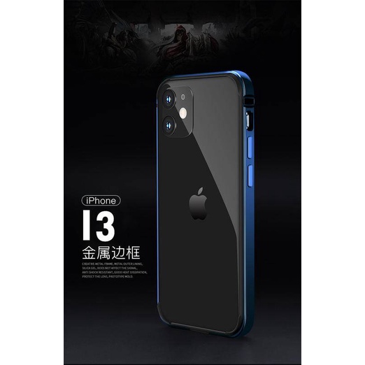 2 In 1 Case Kombinasi Frame Bumper Metal Aluminum Alloy Shockproof Untuk Iphone 13 Pro Max Mini 13pro Max