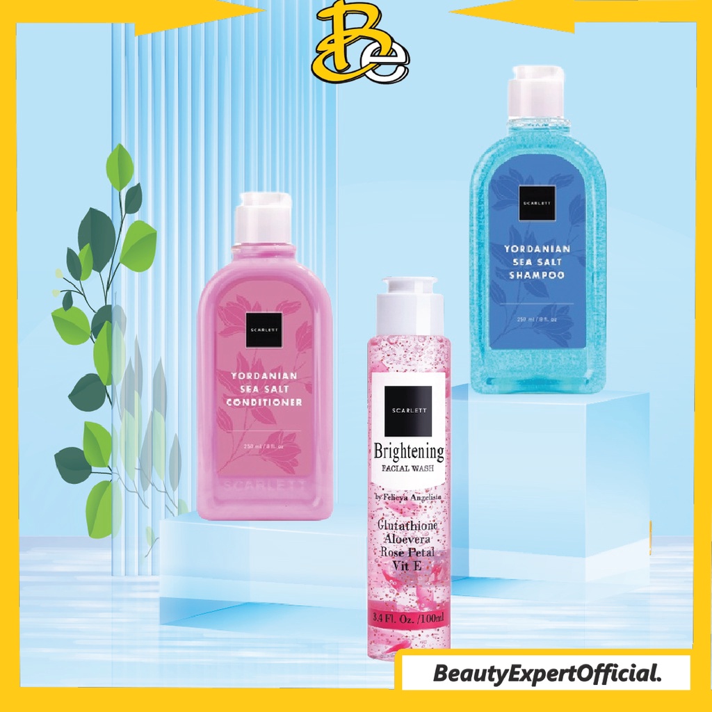 ⭐️ Beauty Expert ⭐️ SCARLETT Yordanian Series - Scarlett Whitening Facial Wash Shampoo Conditioner