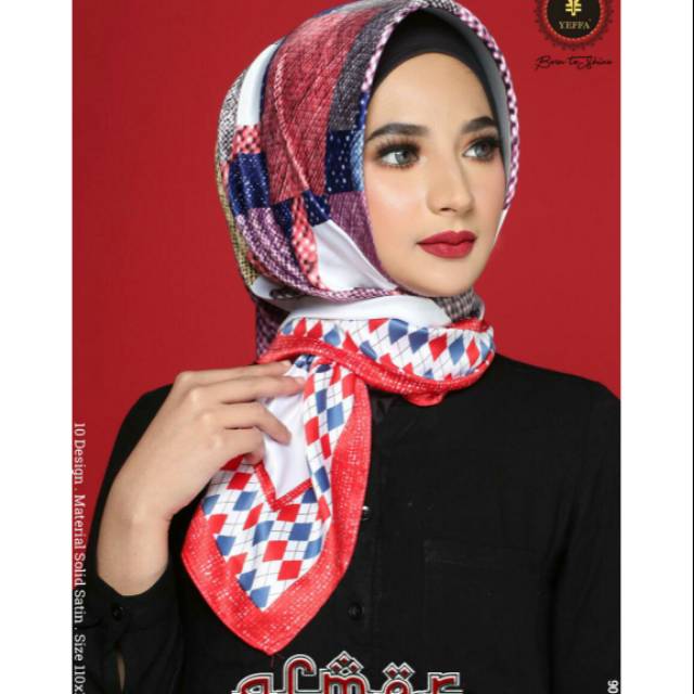 [COD]HIJAB SEGI EMPAT MOTIF BY YEFFA