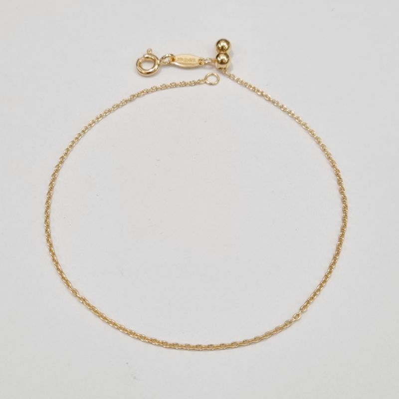 1 gram - Gelang Emas Serut Max 19 cm Kadar 375 (8K)