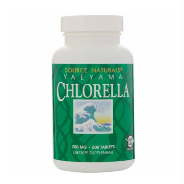 Source Naturals, Yaeyama Chlorella, 200 mg, 600 Tablets