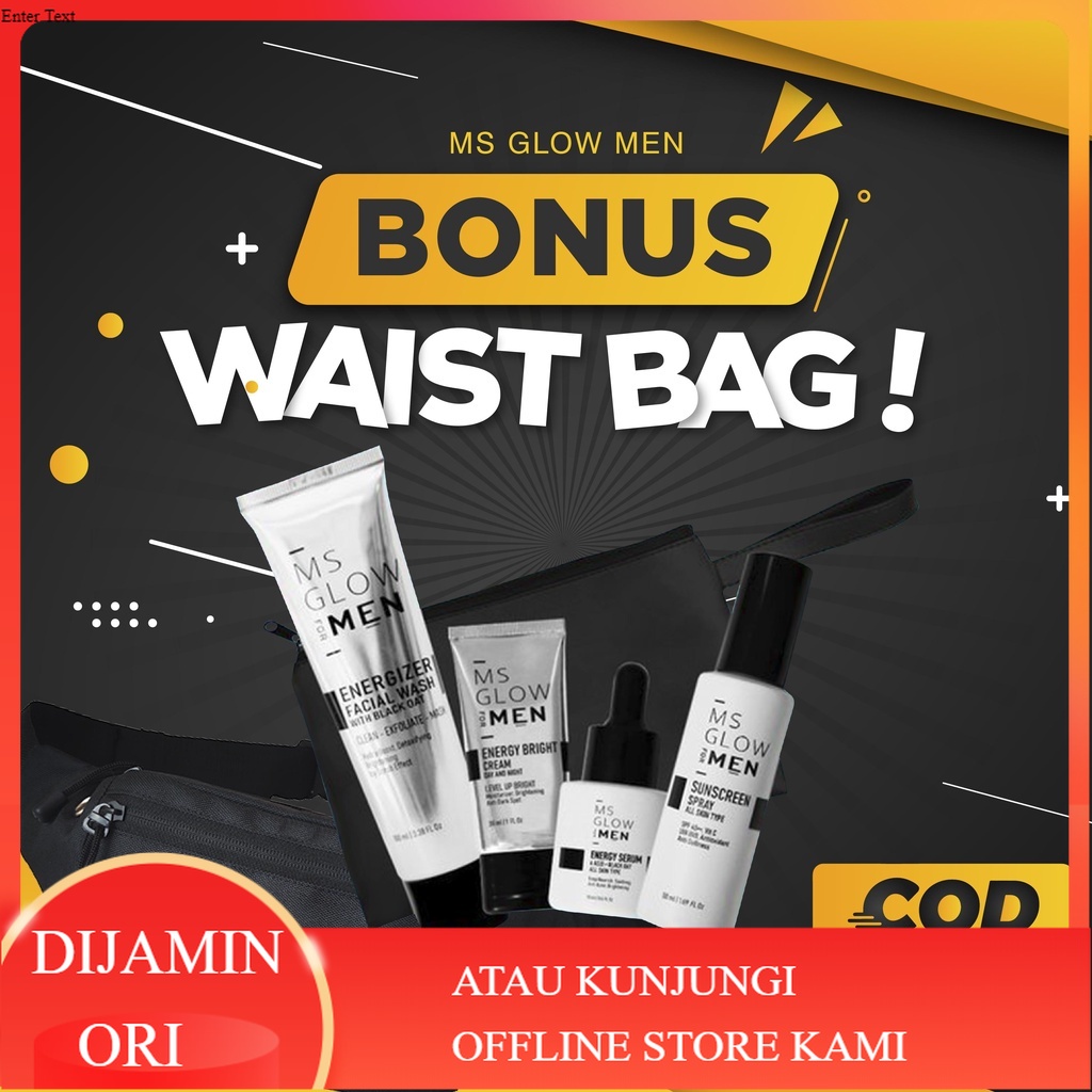 MS GLOW MEN ORIGINAL STORE / MS GLOW MEN ORIGINAL / MSGLOW MAN / MS GLOW FOR MEN / PAKET BASIC PAKET