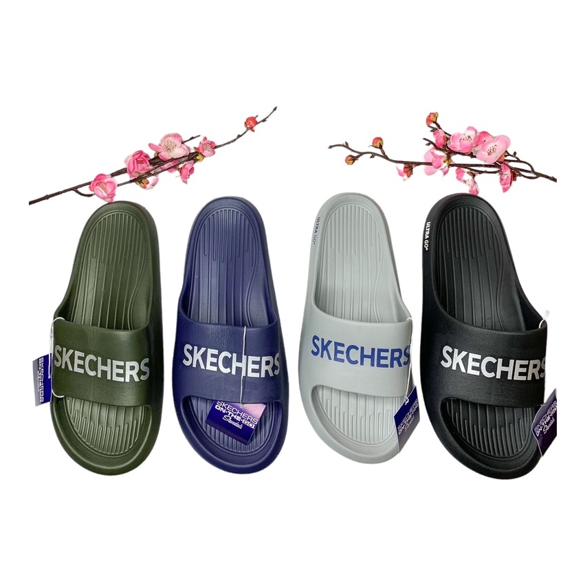 Sandal Selop Pria Skechers Sendal Pria Skechers Terbaru Sandal Pria Selop Kekinian Sandal Selop Cowok Murah Slipon Skechers