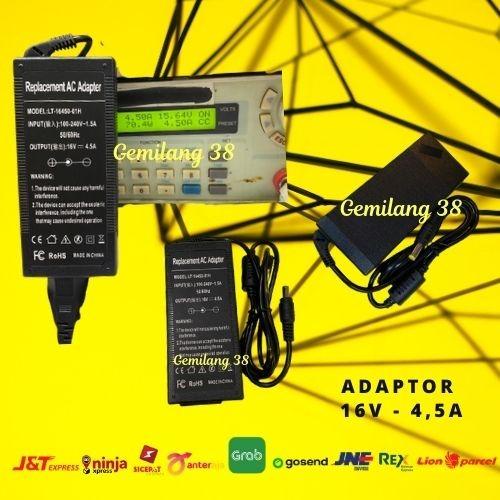 Switching Adaptor 16V 4.5A / Switching Power Supply Plastik 16V 4.5A
