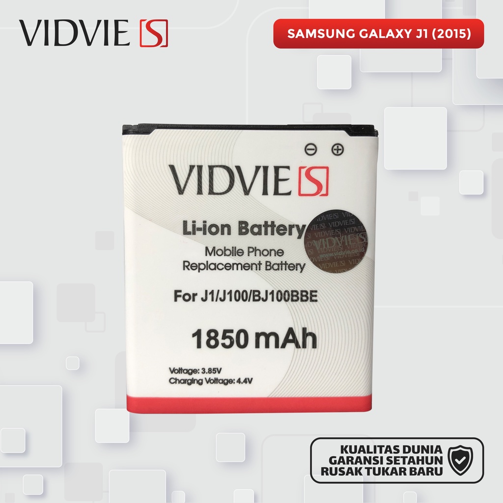 BATTERY BATTRE BATERAI VIDIVE-S SAMSUNG GALAXY J100