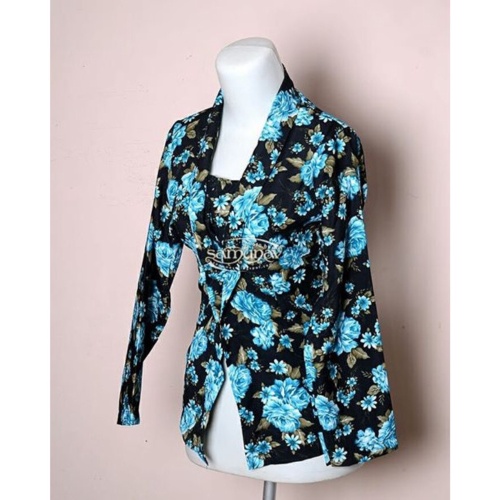 Kebaya Surjan Motif Kembang - Size Dewasa - M Limited