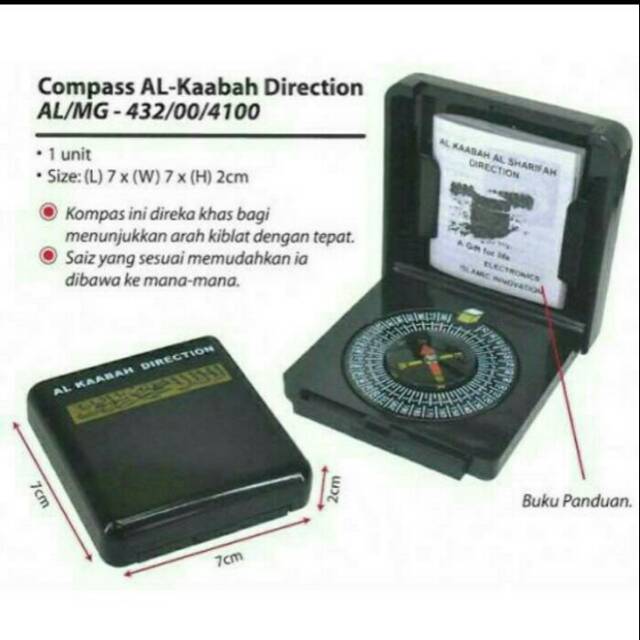 Arah kiblat/kompas kiblat,alkabh darection