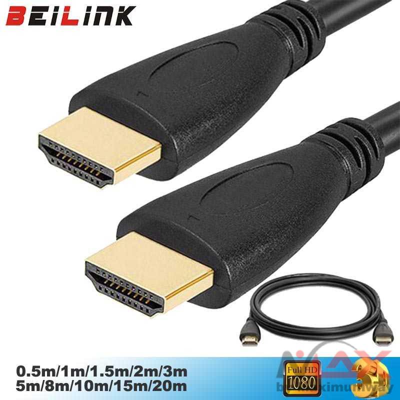 BEILINK Kabel HDMI 1.4 1080P 3D Panjang Kabel 100 CM