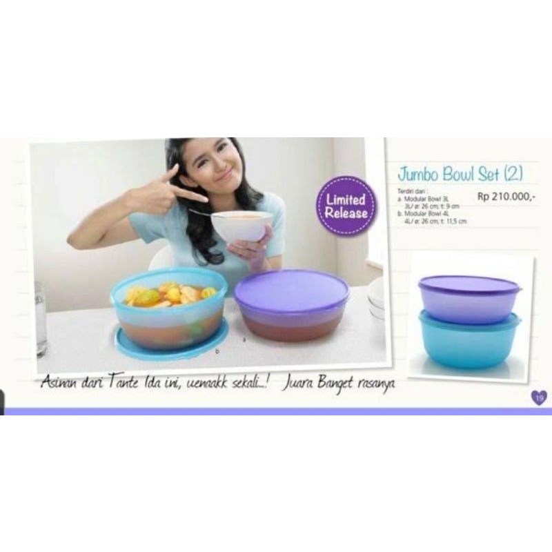 Jumbo Modular Bowl Set Tupperware