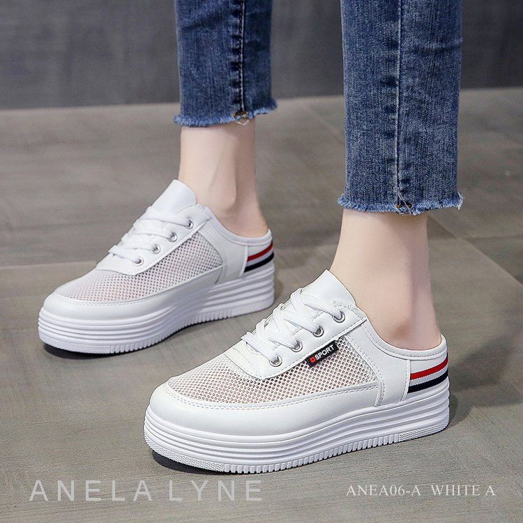 ANELA LYNE SEPATU MULES WEDGES  DANITA ANEA06-A ORIGINAL