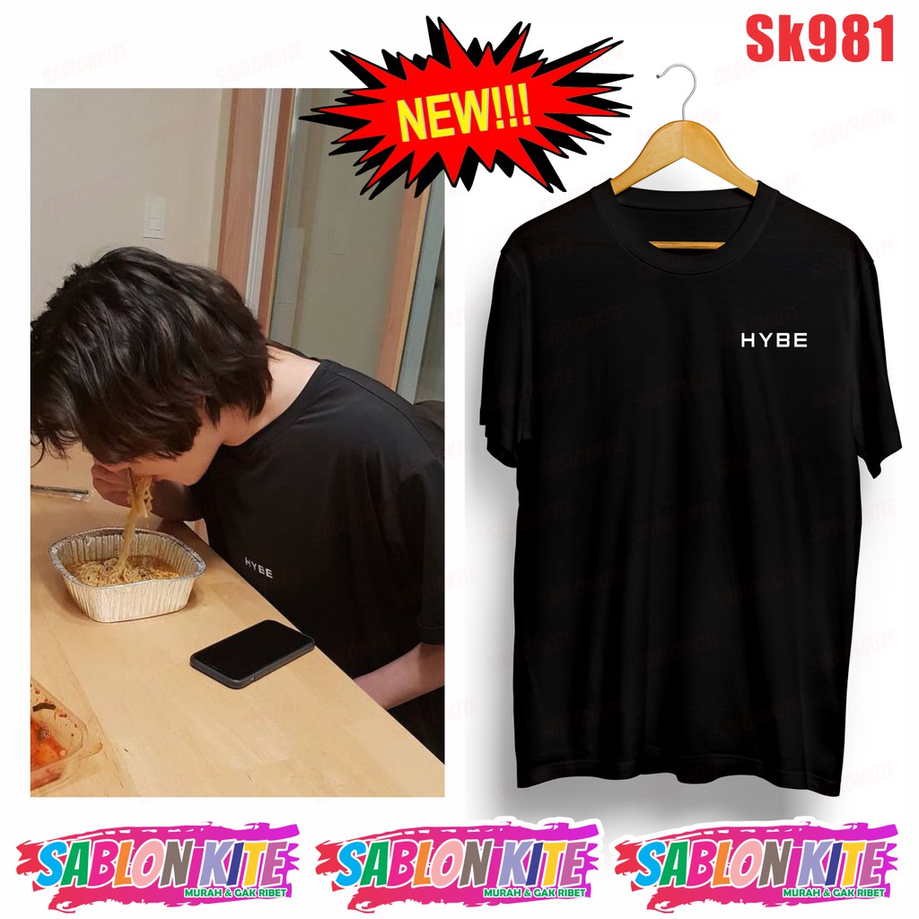 MURAH!!! KAOS KPOP JUNGKOOK HYBE SK981 UNISEX COMBED 30S