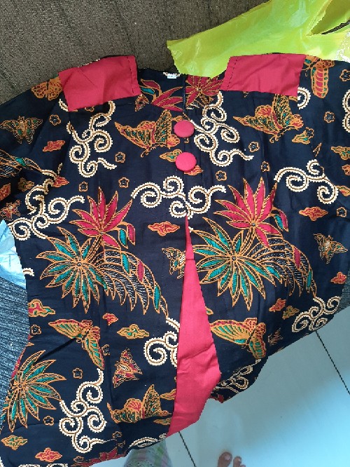 Couple Blus Blouse Atasan Batik Wanita Bolero Marina