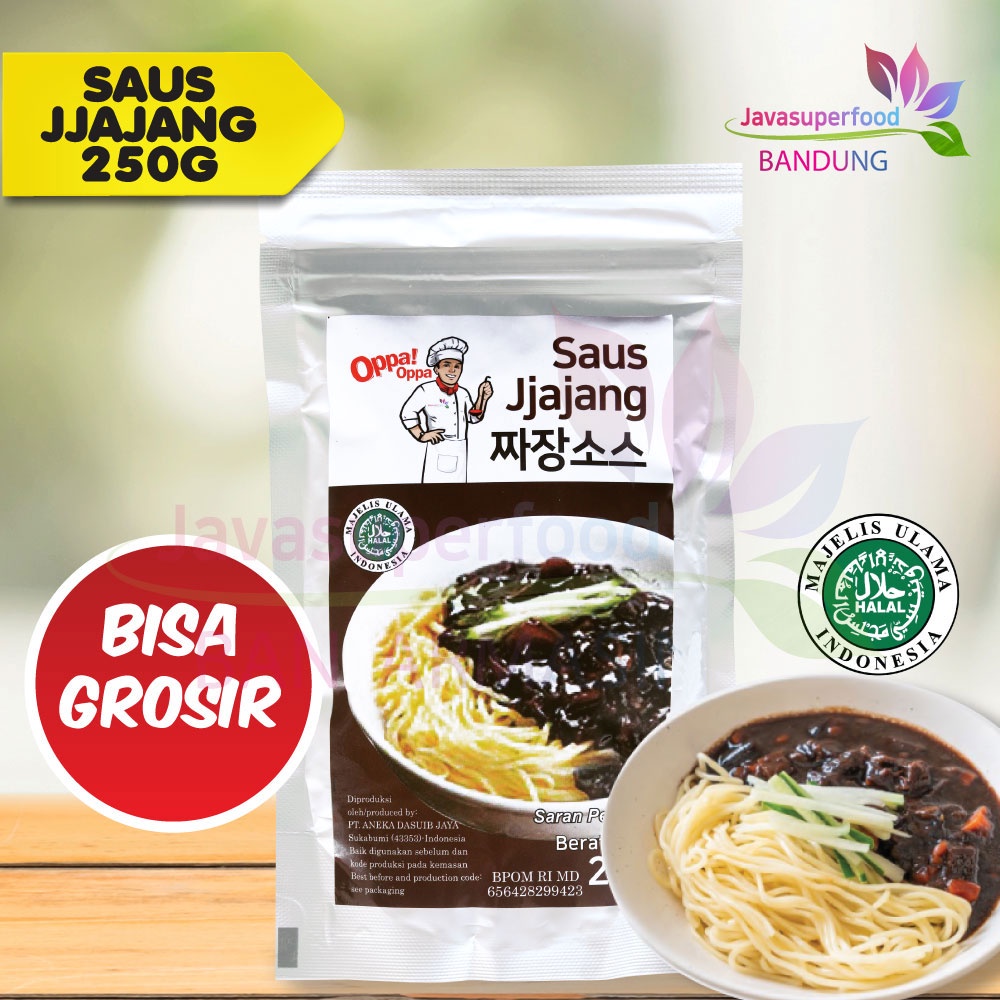 Saus Jjajang Halal Pasta Kedelai Hitam 250g Saus jajangmyeon Oppa!Oppa