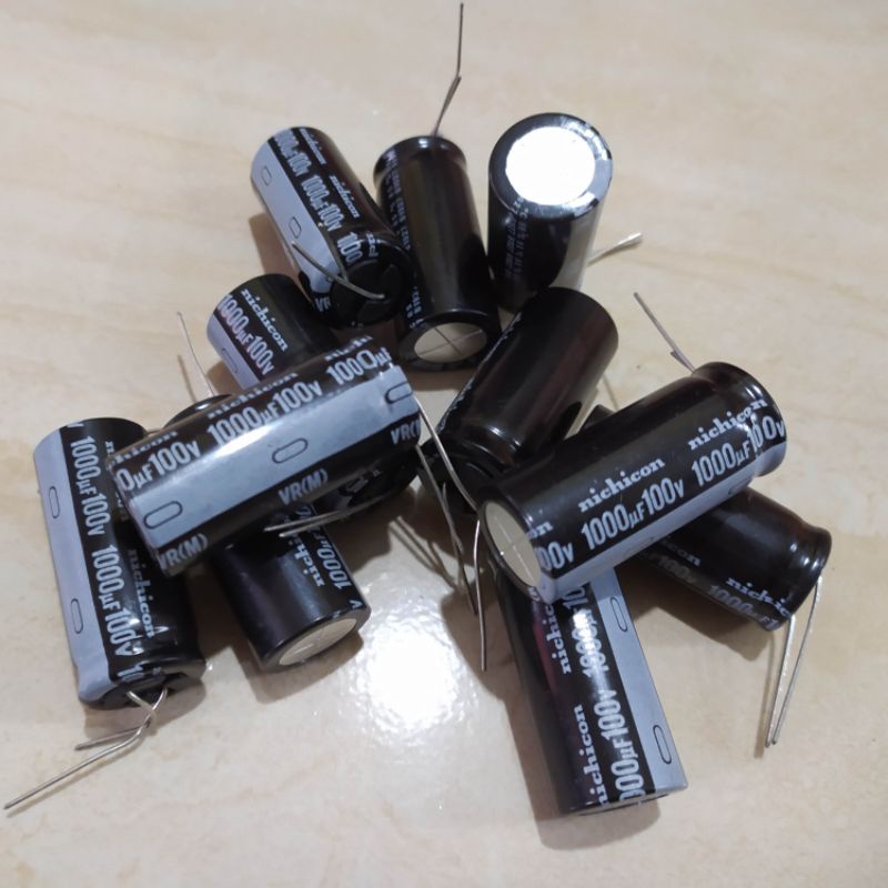Elco 1000UF 100V Capasitor 1000uf 100V Original Nichicon