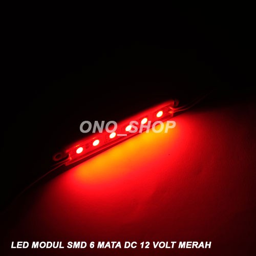 Led Modul SMD 6 Mata DC 12 Volt Merah