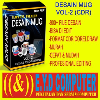  DESAIN  MUG  VOL 2 FORMAT CDR  CORELDRAW GELAS MUG  TEMPLATE 