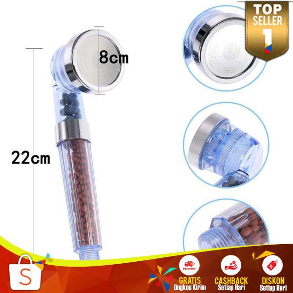 Shower Filter Aerator Penghemat Air Kepala Sower Hemat Saringan Mesh Aerator Perlengkapan Rumah