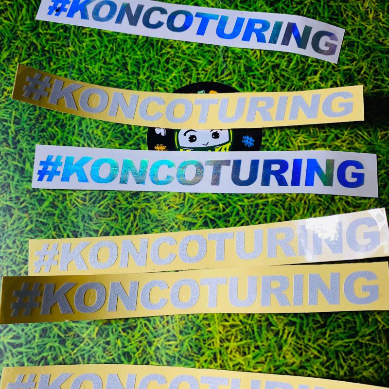 Sticker KONCOTURING cuting stiker