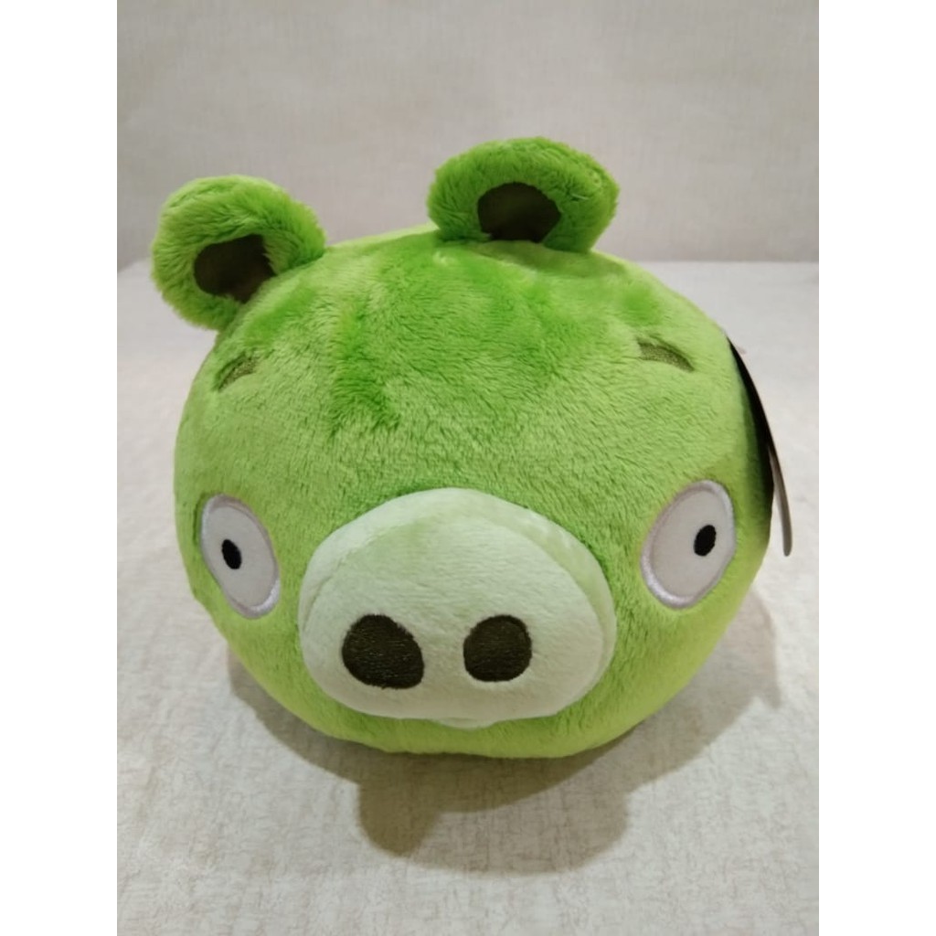 BONEKA ANGRY BIRD ORIGINAL IMPORT UKURAN 25x20cm (PxT) WARNA HIJAU