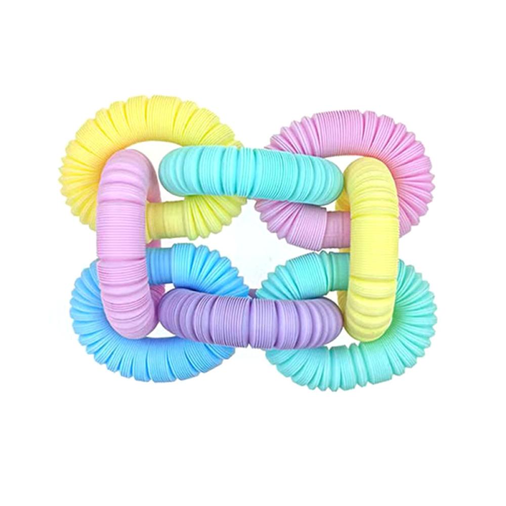 Timekey Mainan Squishy Bentuk Tabung Bahan Plastik Untuk Penghilang Stresshadiah Anak T3Y8